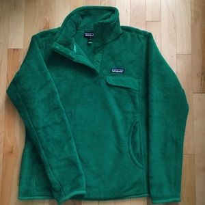 Patagonia M Jade Green Retool Pullover